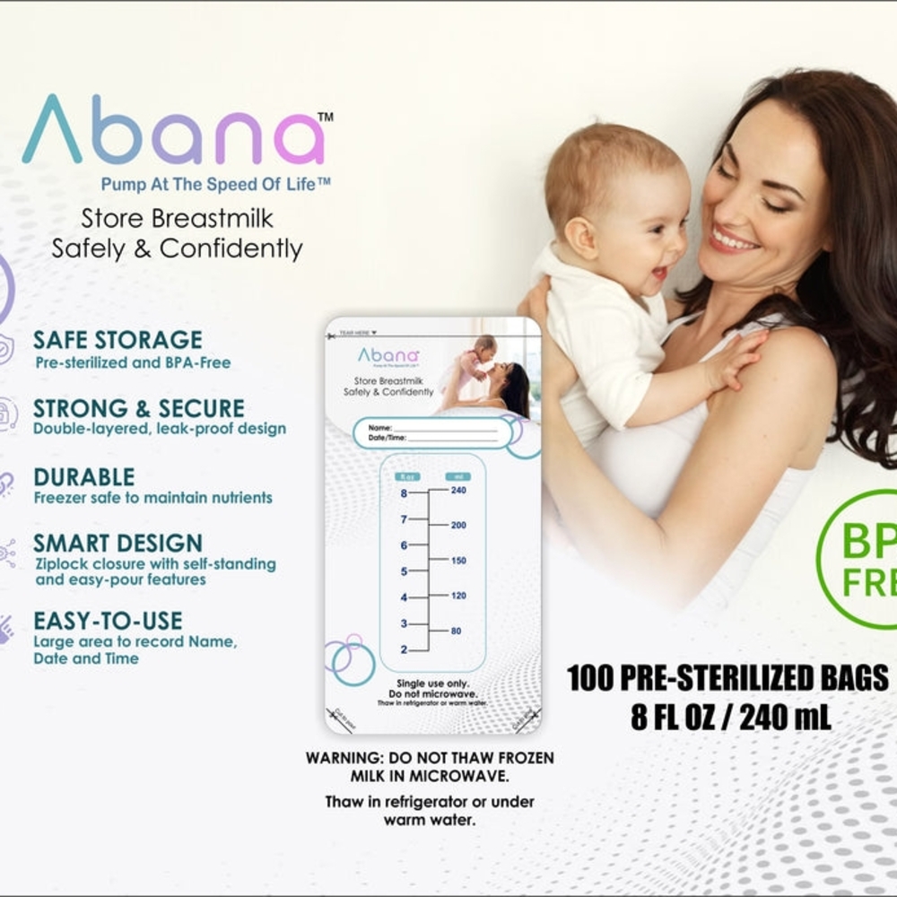 Breast Milk Storage Bags 100 Pack